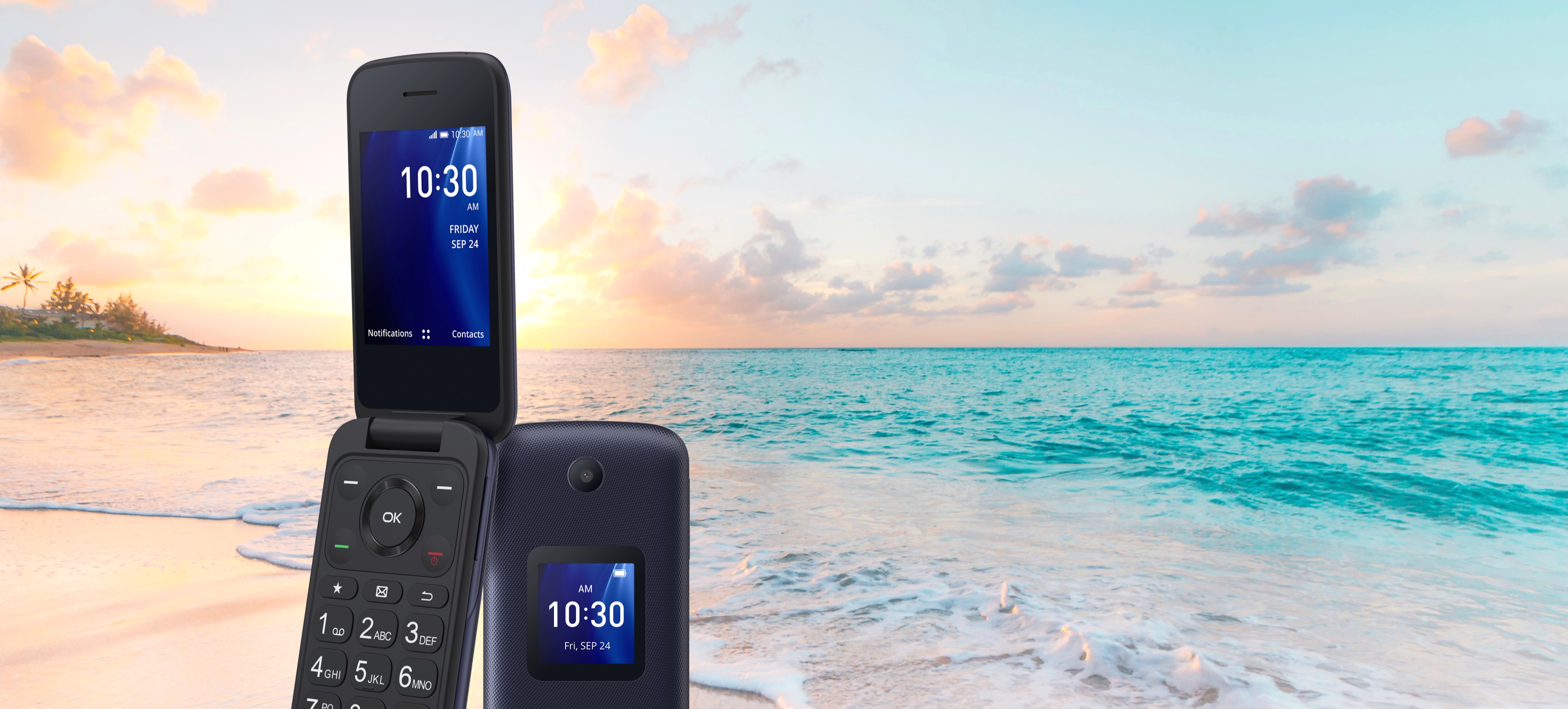 Alcatel Go Flip 4 4056W 4GB (solo T-Mobile) - Teléfono Flip - Para personas  mayores fácil de usar (renovado)